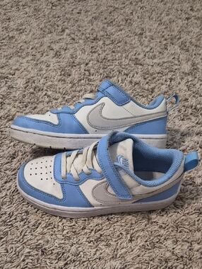 Nike Girls Shoes-Blue, White and Gray